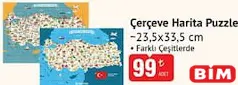 ÇERÇEVE HARİTA PUZZLE 23,5X33,5 CM